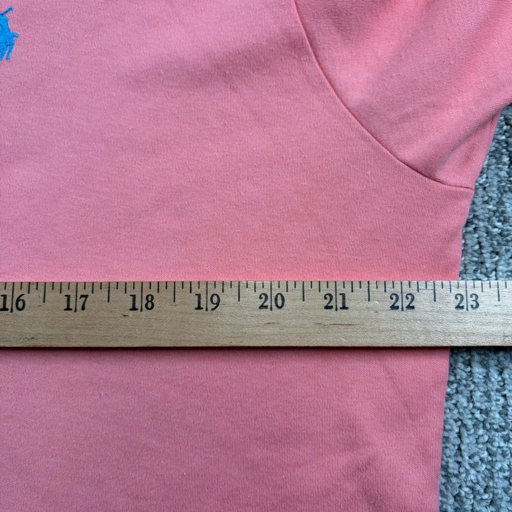 Polo Ralph Lauren Polo Shirt Men XL Pink Vintage Made in USA Cotton Pony Logo